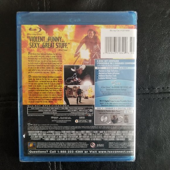 Machete Blue Ray and Digital Copy - Picture 2 of 2